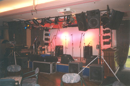 View of stage